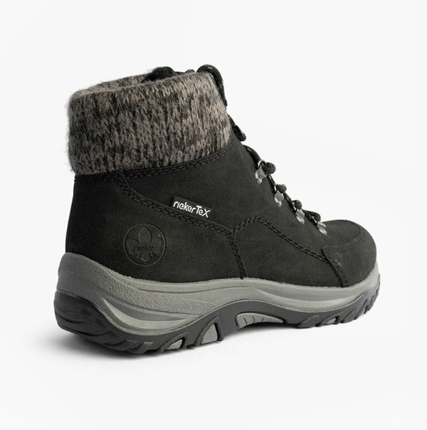 Rieker M9610-00 Womens Boots Black