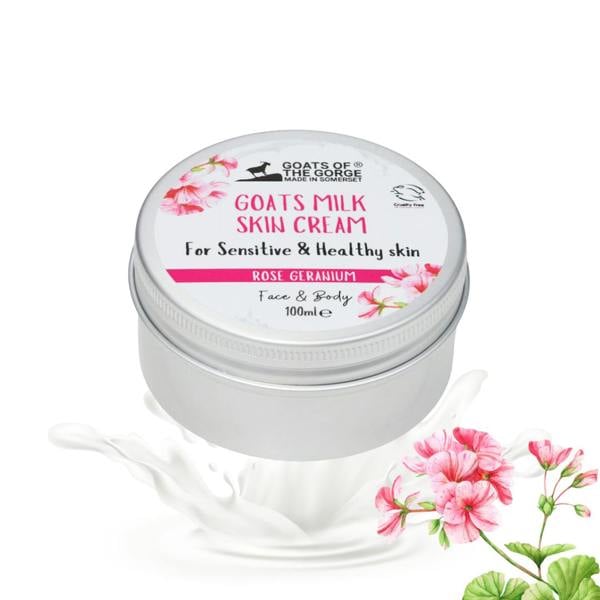 Goats Milk Skin Cream (Geranium) – 50ml & 100ml