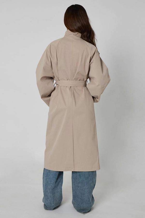 Urban Bliss High Neck Button Trench
