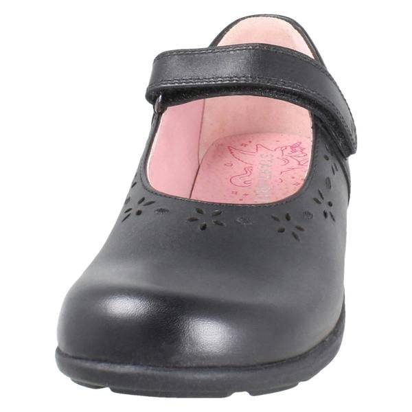 Start-rite Girls Startrite Flower Punch Detail Mary Jane School Shoes Emily