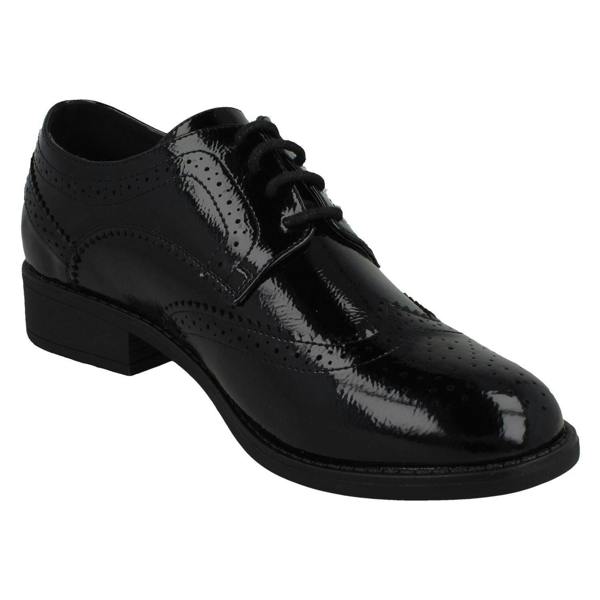 Spot On Ladies Spot On Brogue Shoes F90081