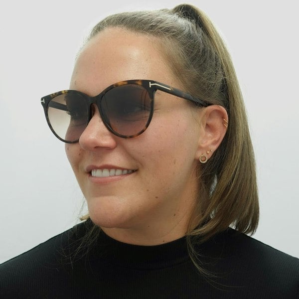 Tom Ford Sunglasses Maxim FT0787 52F Dark Havana Brown Gradient