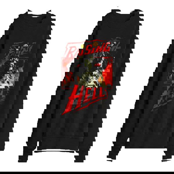 Stranger Things Kids Raising Hell Eddie Munson Sweatshirt - Black