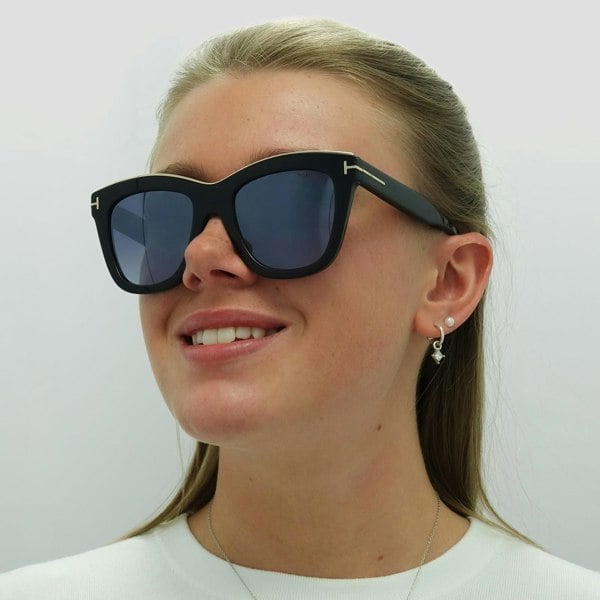 Tom Ford Sunglasses Julie FT0685 01C Black Grey Gradient