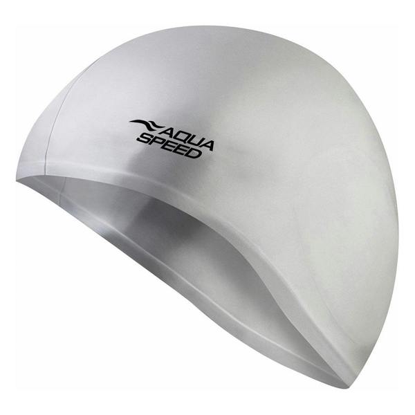 Aqua Speed Unisex Adult Full Ear Coverage Swimming Cap | Soft Silicone Cap for Pool Use