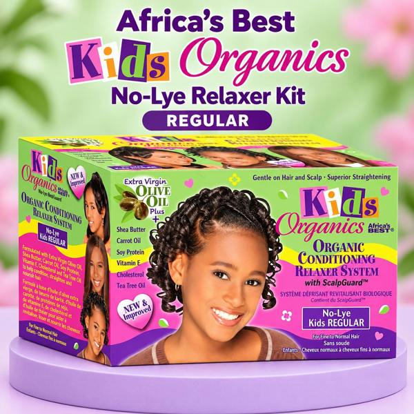 Africa's Best Organics Kids No-Lye Relaxer Kit Regular