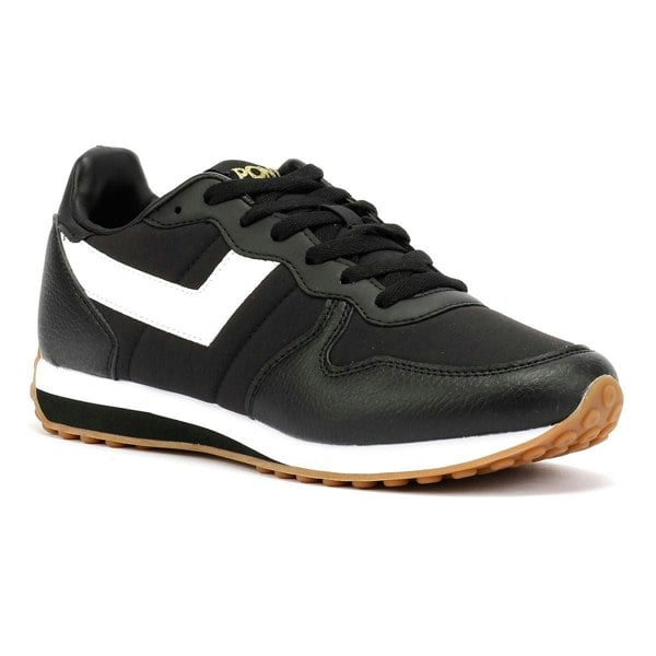 Pony Express Black/White Trainers