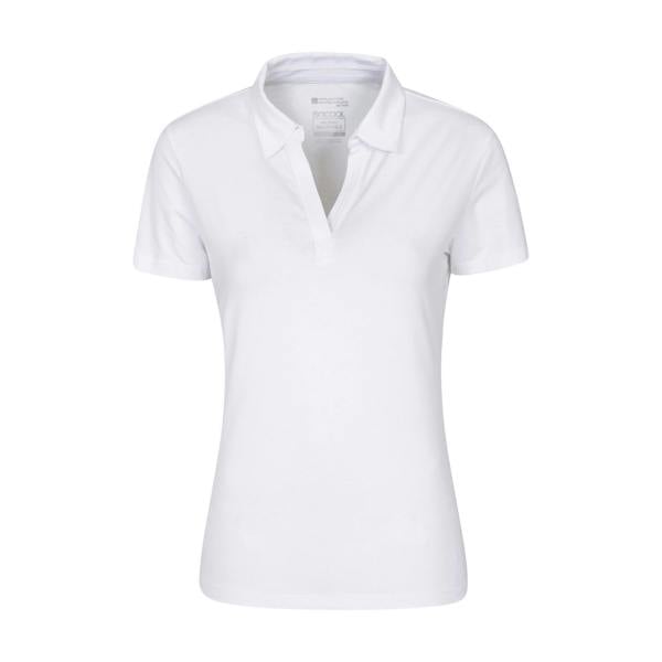 Mountain Warehouse Womens/Ladies UV Protection Polo Shirt - White - 