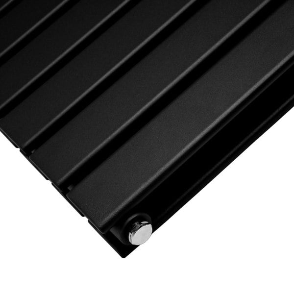 Designer Flat Panel Radiator - Matt Black (1800mm x 560mm)