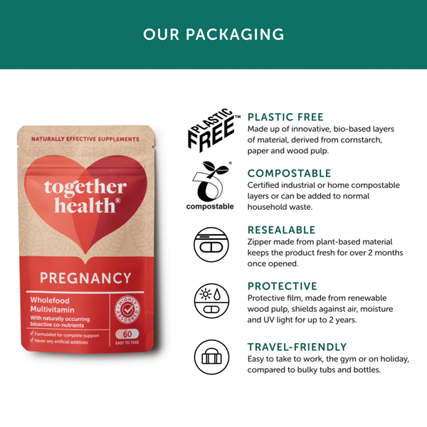 Together Health Pregnancy Wholefood Multivitamin 60 Caps