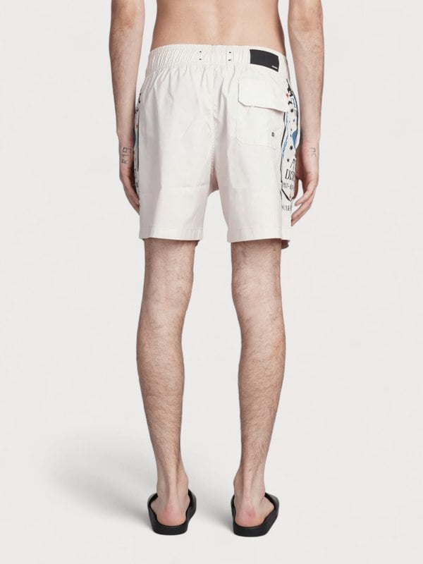 Amiri Fortune Swim Trunks Birch - Supplied FashionAmiri