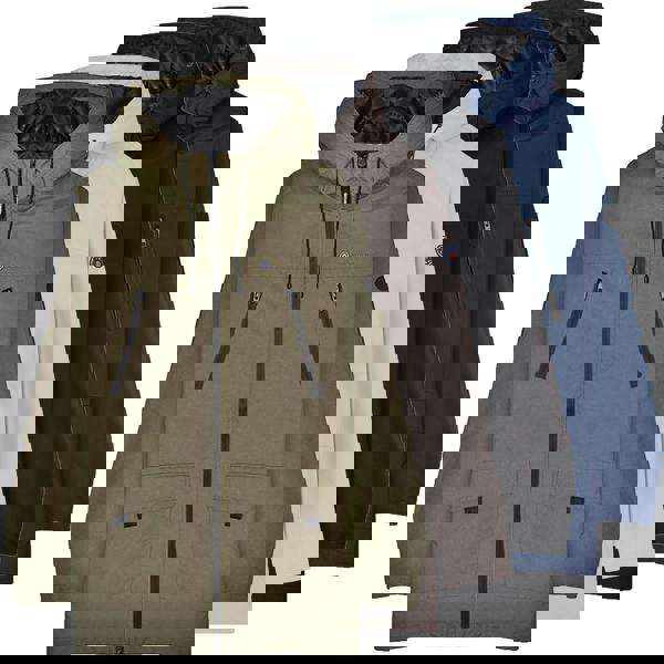 Lambretta Mens Casual Jacket Hooded Lightweight MOD SKA Parka Coat