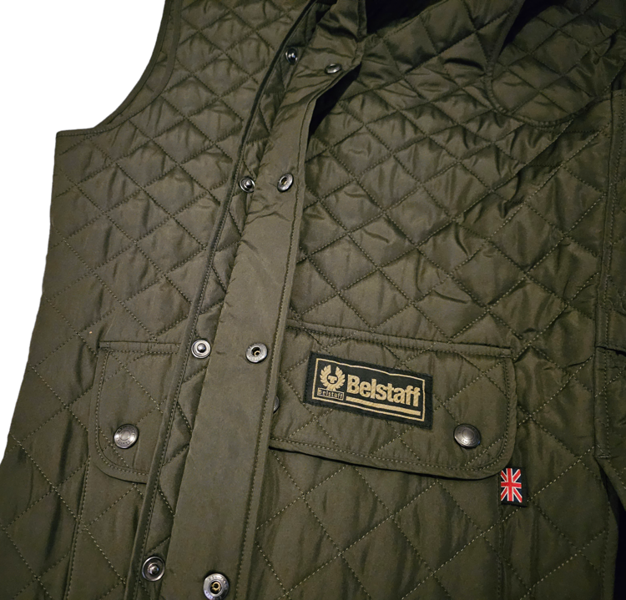 Belstaff Heritage Waistcoat Gilet Jacket - Faded Olive