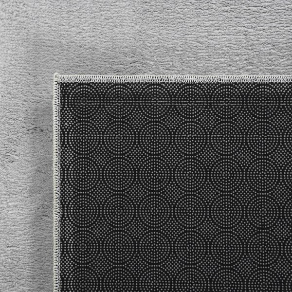 Berkfield Washable Rug Soft Shaggy 160x230 cm Anti Slip Grey