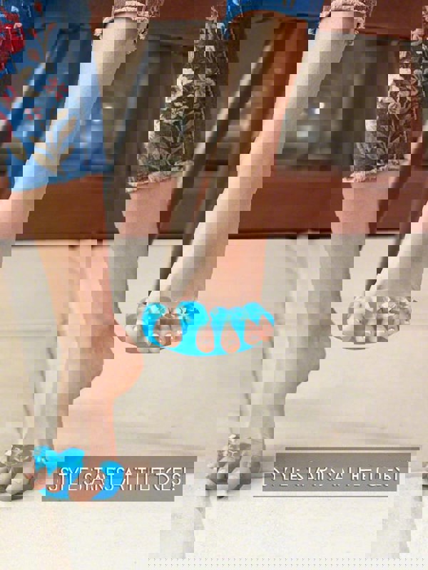 YogaToes Gems Toe Separators - Sapphire Blue