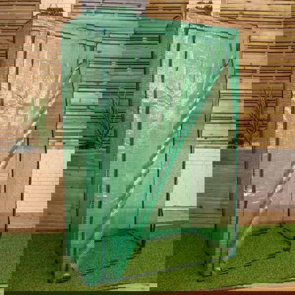 Samuel Alexander 1.5m x 1m Outdoor Tomato Greenhouse with Steel Frame and Protective PE Cover