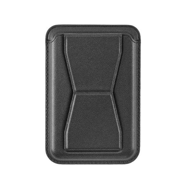 MidOcean Leamag Magnetic Leather Card Holder - Black - 