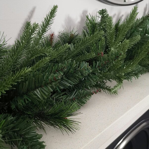 Samuel Alexander Premier 1.8M Festive Norfolk Pine Christmas Garland PE/PVC Tips