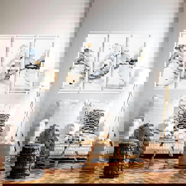 Framed print set of 3 | Landscape wall art for Living room