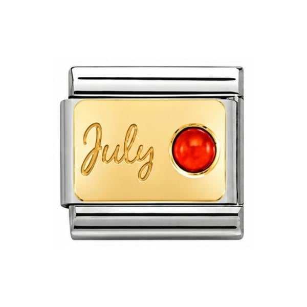 Serafina Birthstone Month Charm | Italian Style Bracelet Charm