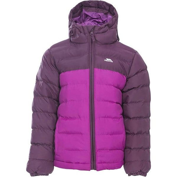 Trespass Childrens/Kids Oskar Padded Jacket - Purple Orchid