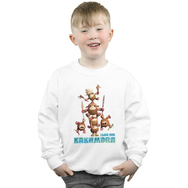 Disney Boys Moana Fear The Kakamora Sweatshirt - White