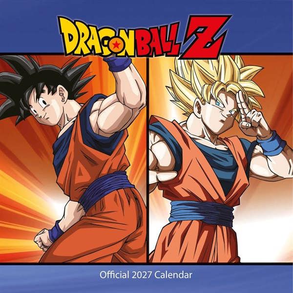 Dragonball Z Calendar 2027, Wall Calendars, Month To View, Entertainment, Gift