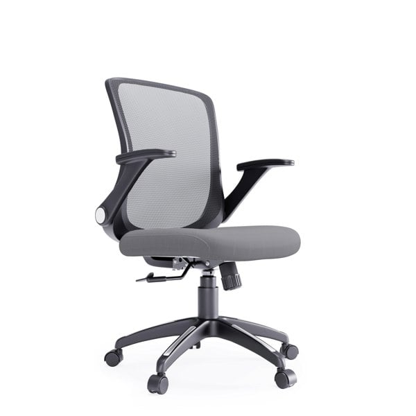 Dorel Home Toronto Office Chair with Wheels in Grey