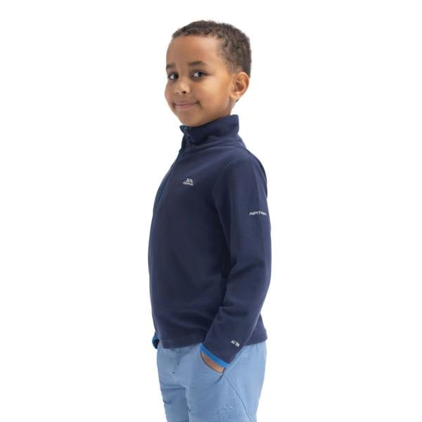 Trespass Boys Etto Airtrap Microfleece - Navy/Blue - 