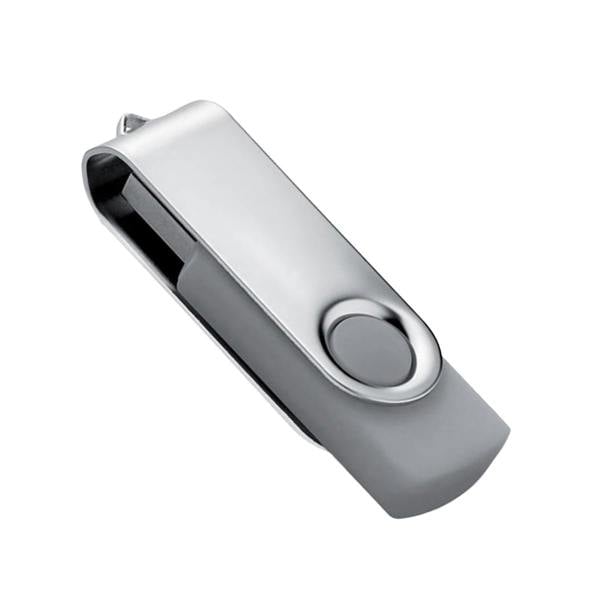 MidOcean Techmate Pendrive 16GB USB Flash Drive - Grey - 