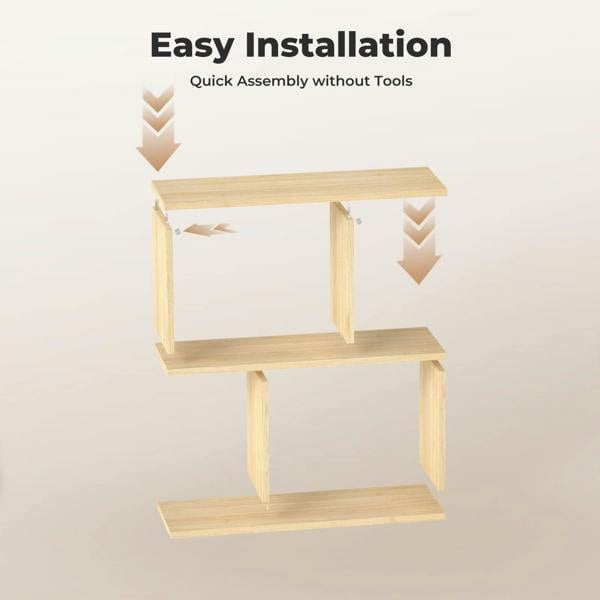 Levede Sofa Side Table Modern Bedside Table Plant Stand Wooden for Small Space