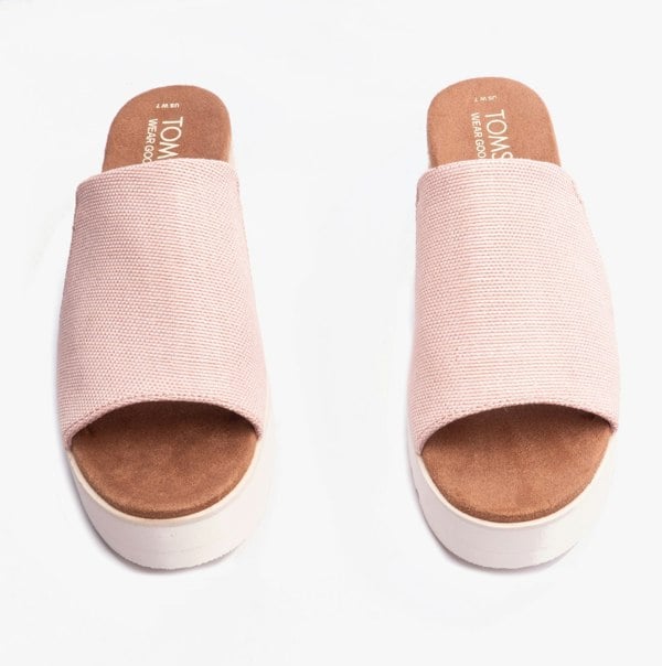TOMS DIANA MULE Womens Sandals Ballet Pink