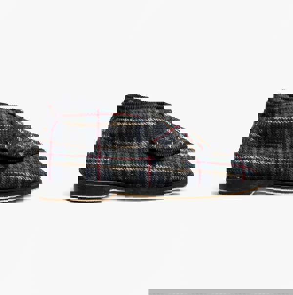 GBS WILLIAM Mens Boot Slippers Check