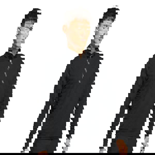 Adidas Mens Quarter Zip Sweatshirt - Black - 