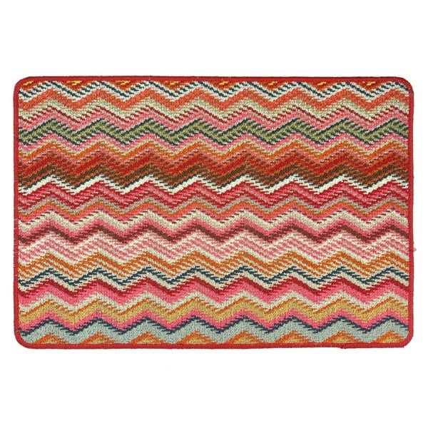 My Mat Stain Resistant Candy Multi Bright Zigzag