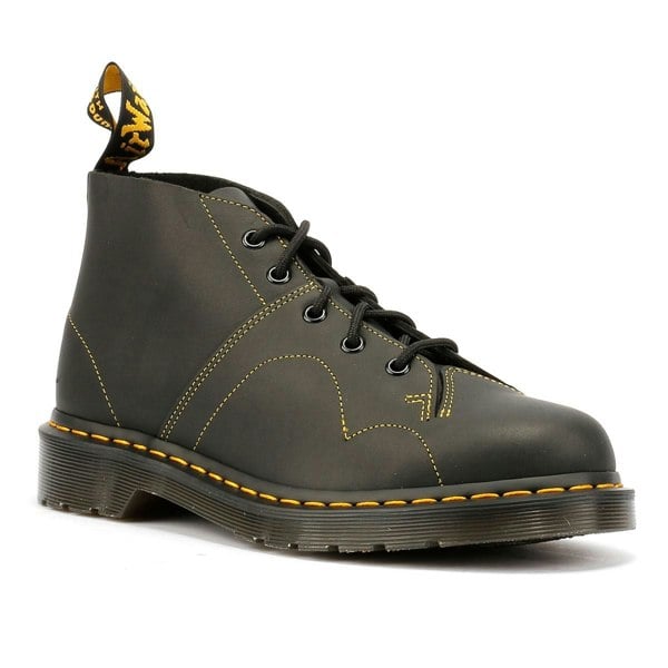 Dr. Martens Church Leather Black Boots