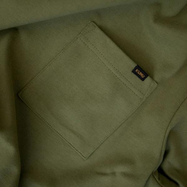 Kumu Heavyweight Pocket Tee Khaki