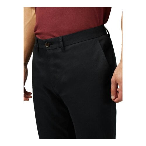 Ben Sherman Mens Signature Stretch Slim Chinos - Black