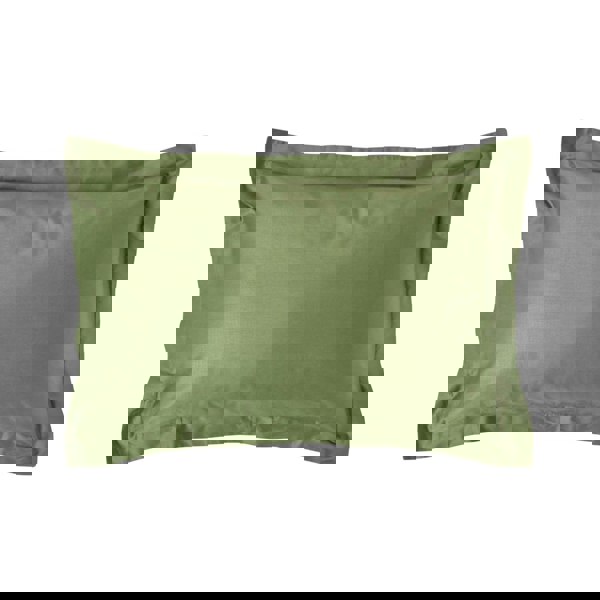 HOMESCAPES Organic 400 TC Egyptian Cotton Sateen Oxford Pillowcase, Standard Size