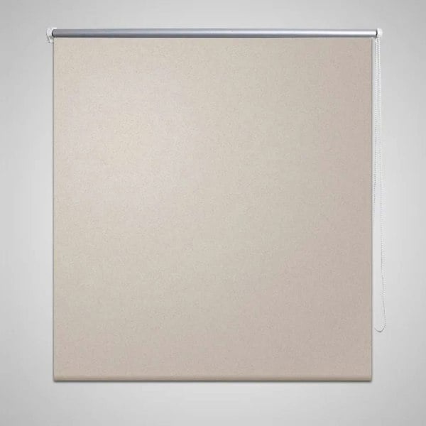 Berkfield Roller Blind Blackout 80 x 230 cm Beige