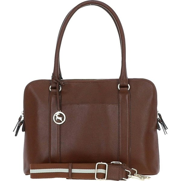 'Cuore di Cuoio' 3 Section Large Leather Handbag: X-39