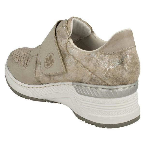 Rieker Ladies Rieker Wedge Heeled Trainers N4354