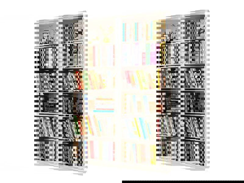 Dorel Home Anita Wall Unit H white lacquer