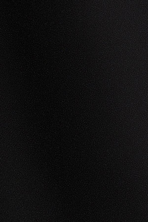 Bardot Plunge Neck Bow Sleeve Skater Mini Dress - Black DR5125