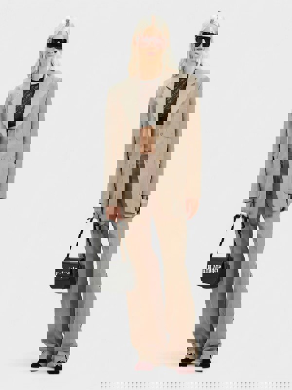 Palm Angels Knit Tape Blazer Beige - Supplied FashionPalm Angels