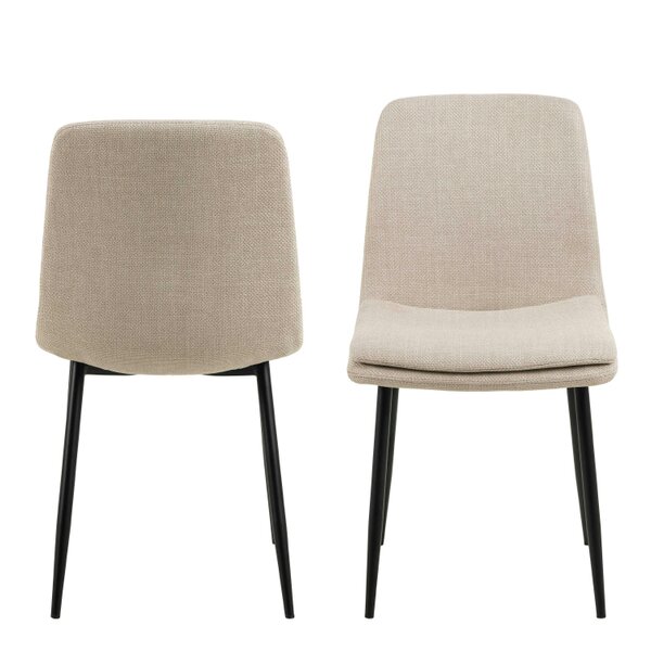 Wyld Haus Set of 4 Mosslight Beige Upholstered Dining Chairs