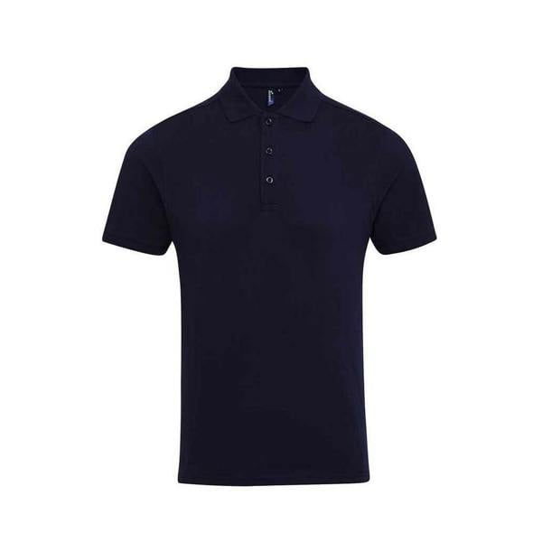 Premier Mens Coolchecker Plus Piqu Polo Shirt - Navy