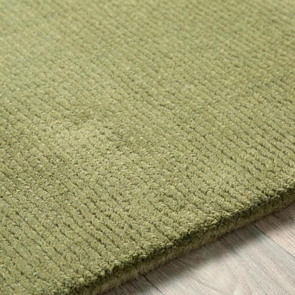 Livabliss Mystique-Hand Loomed Green Wool Modern Rug
