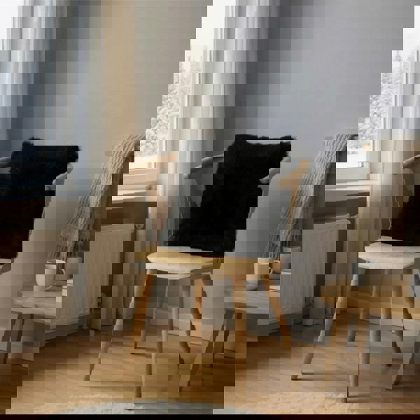 Infinity Leather Genuine Sheepskin Real Wool Single Sided Cushion