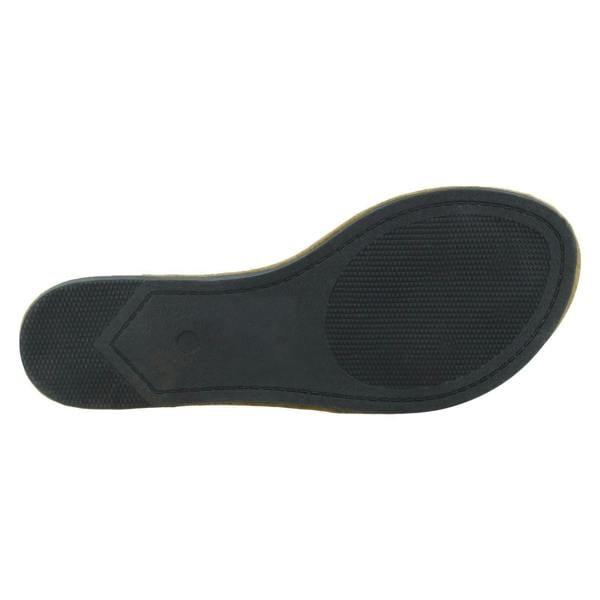 Spot On Ladies Spot On Shell T-Bar Sandals F00360